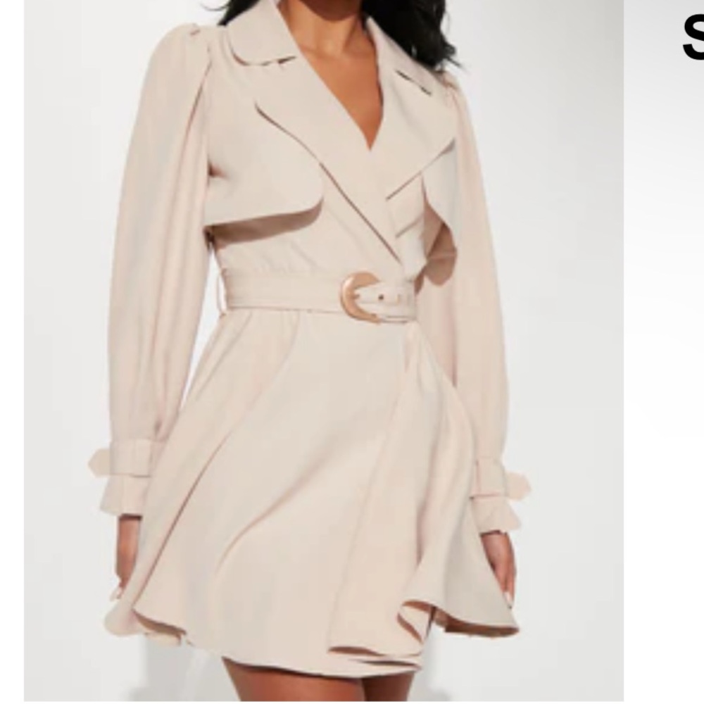 Fit and Flare Dress Brand new- Nude